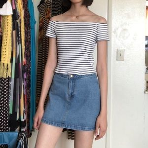 Striped Crop Top
